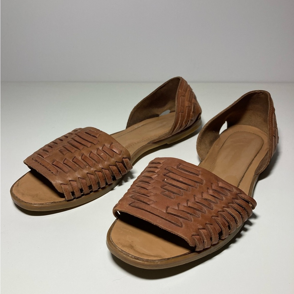 Franco Sarto Genuine Leather Huarache Sandal Sz 8